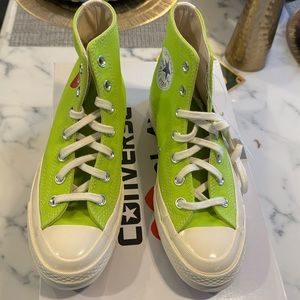 Lime green Comme Des GARÇONS , Never worn with box
